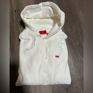 Supreme Small Box Hooded Sweatshirt 'White'